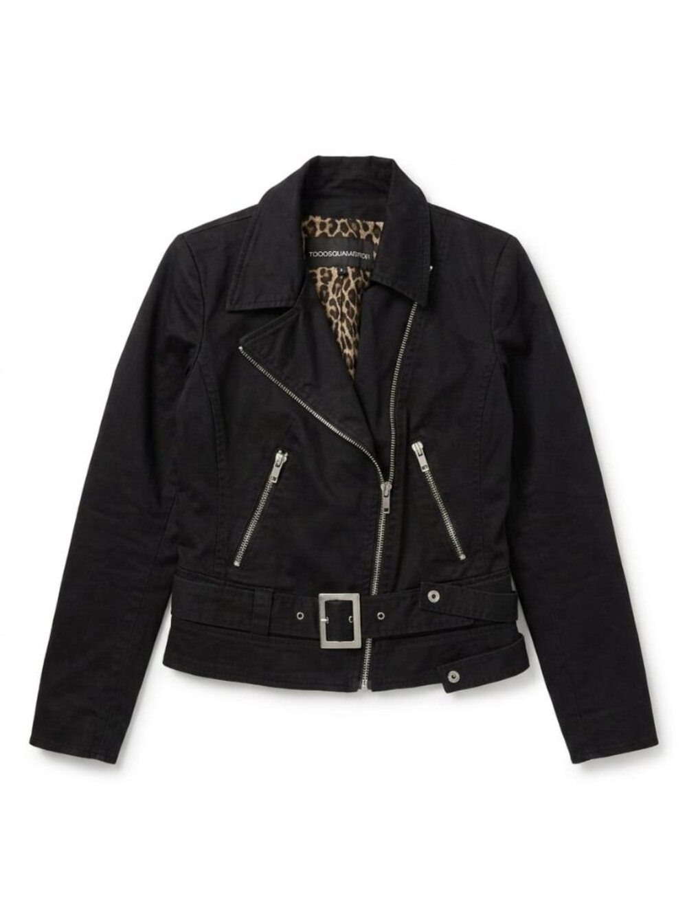 Vintage/Y2K - Roccobarocco Biker Jacket - Size 8